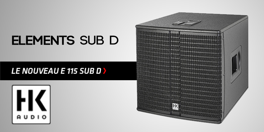 HK Audio présente le E115 Sub D