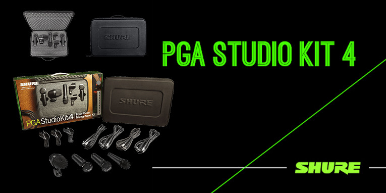 Shure sort le kit PGA Studio Kit 4 ! 