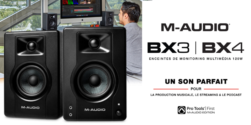 M-Audio présente les BX3 & BX4