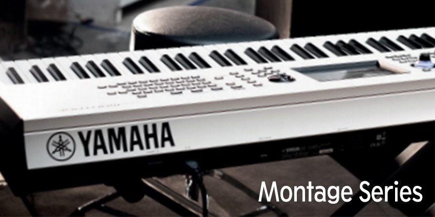 La série Montage de Yamaha en blanc