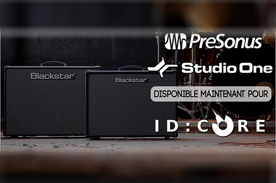 Presonus Studio One Blackstar Edition désormais disponible avec les ID:Core 100 et 150